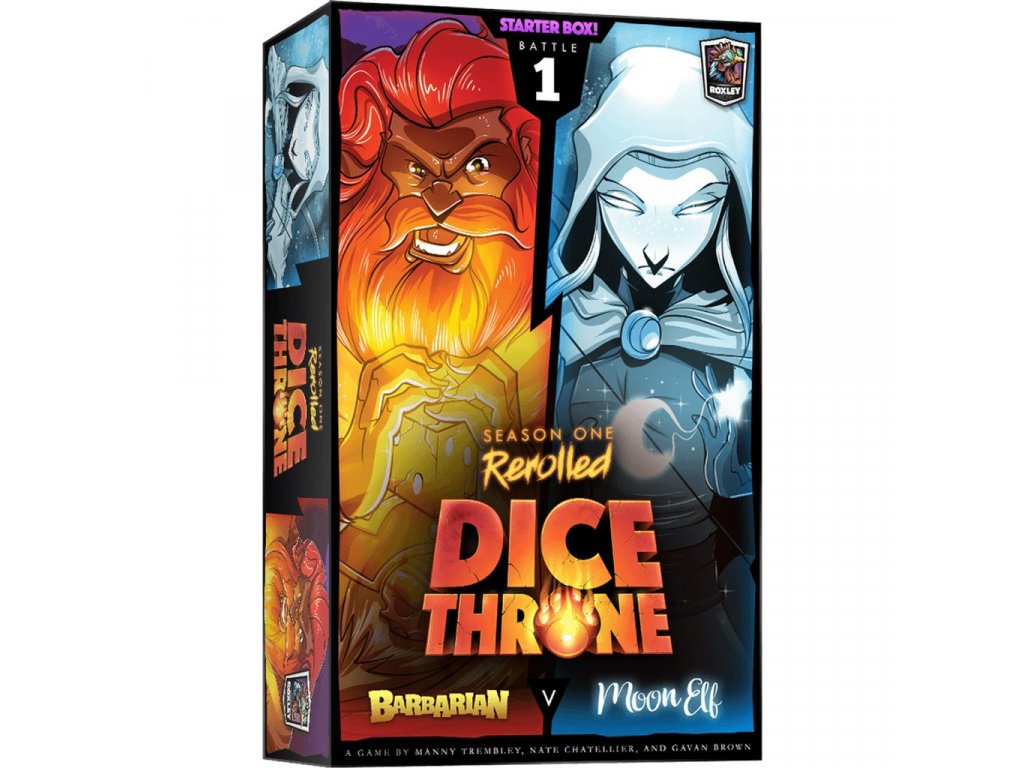 Dice Throne S1 Barbarian VS Moon Elf Dobbelspel - EN