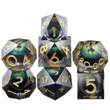 Dragon's Poisonous Gaze DnD Dice Set