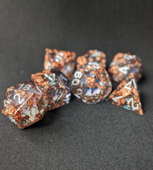 Gilded Shadow- DnD Dice Set