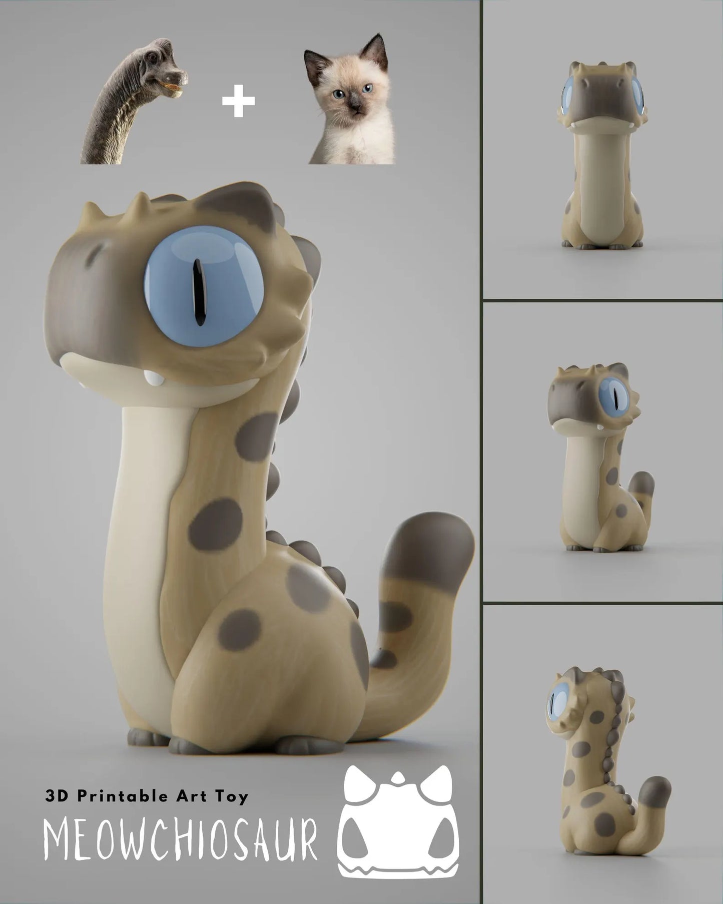 DinoCats - Grumpii Toy