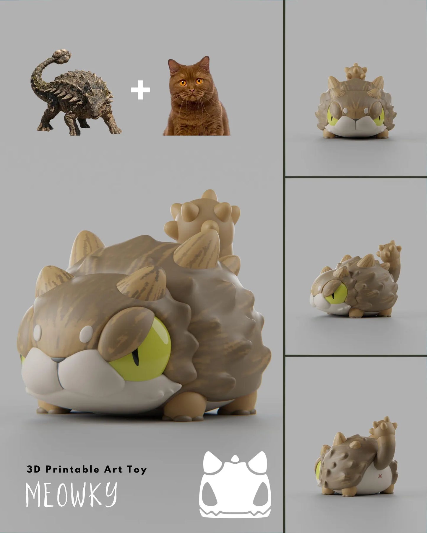 DinoCats - Grumpii Toy