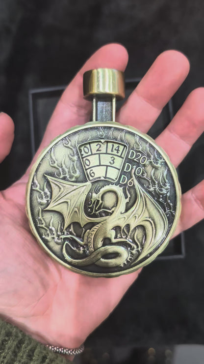 Dice Spinner - Gold