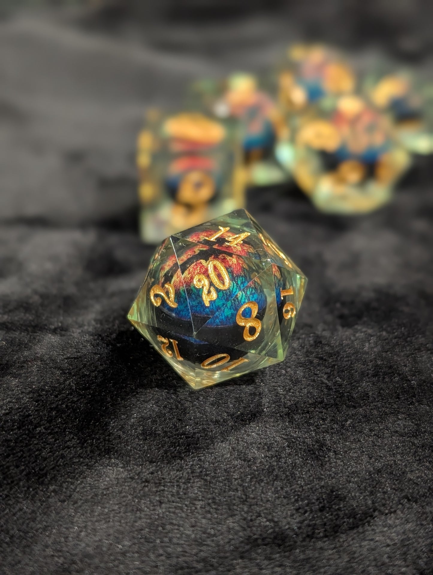 Dragon's Gaze DnD Dice Set