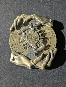 Spin to Win Hands Bronze - DnD Dice Spinner