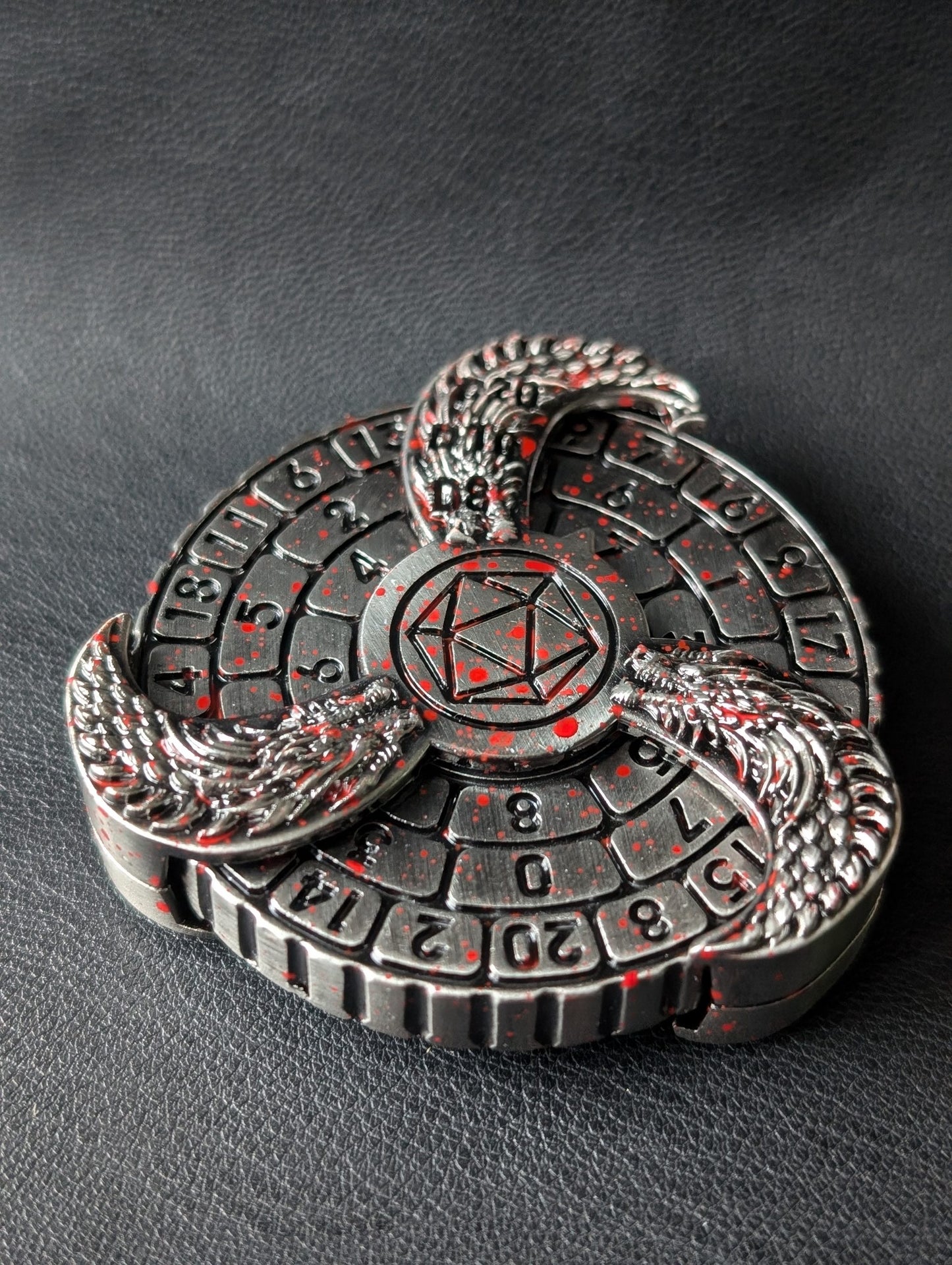Spin to Win Silver Blood - DnD Dice Spinner