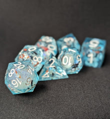 Tranquil Koi Blue DnD Dice Set