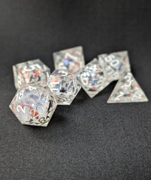 Tranquil Koi White dnd dice